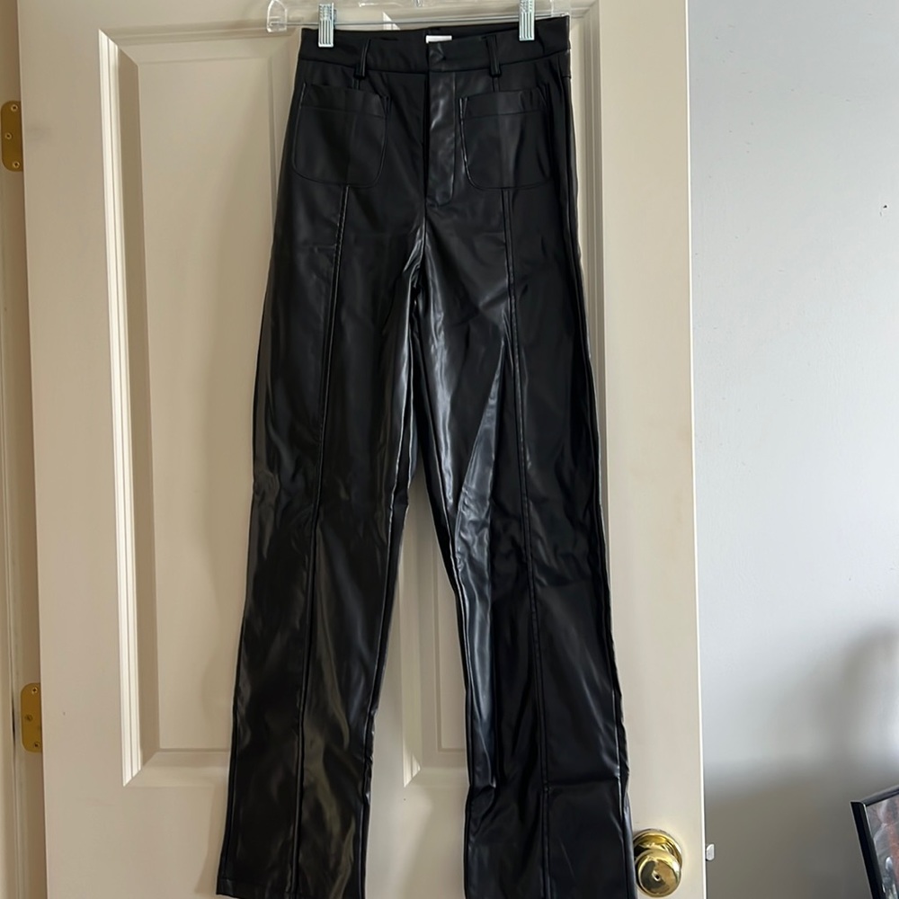 Shein leather pants